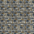 Textured fabric pattern with black, blue, and beige colors