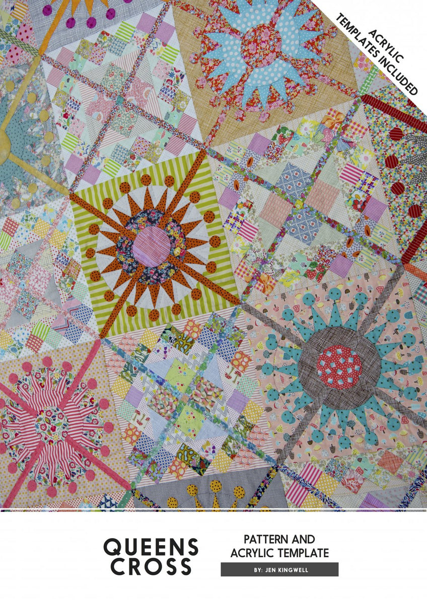 Queens Cross Acrylic Templates And Pattern by Jen Kingwell ...
