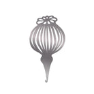 Decorative flower bulb metal needle threader on a white background